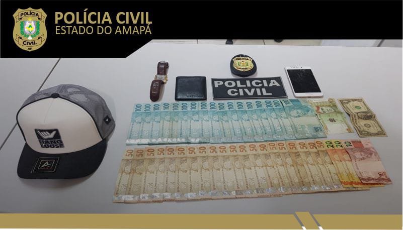POLÍCIA CIVIL PRENDE HOMEM QUE FURTOU DINHEIRO DO COFRE DE UM LABORATÓRIO MÉDICO EM MACAPÁ 